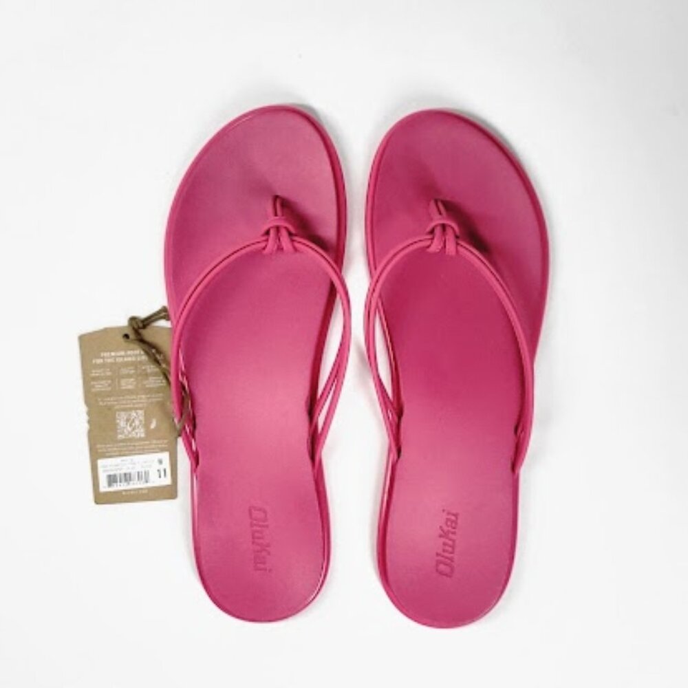 OLUKAI WOMEN'S aka flip flop sandals Sz 11  NEW - Picture 4 of 8